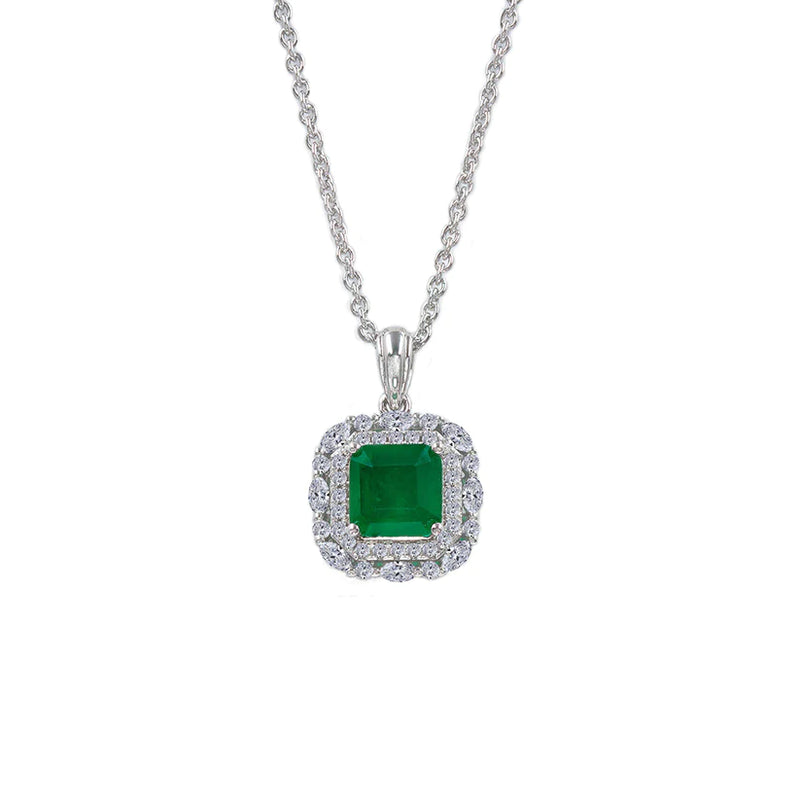 Arabella 16 Necklace - Jade Green