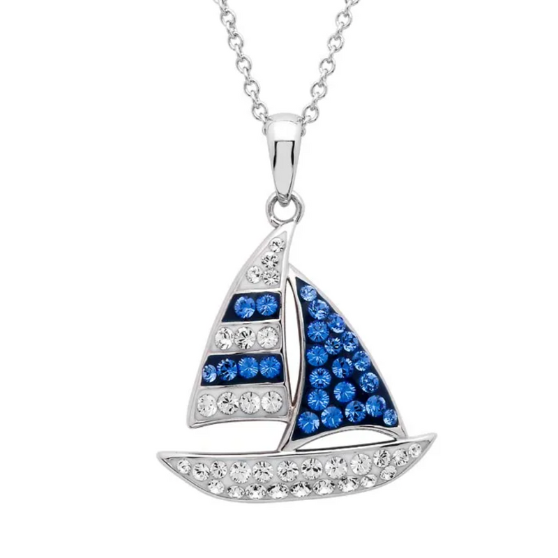Ocean SS Sailing Boat Necklace