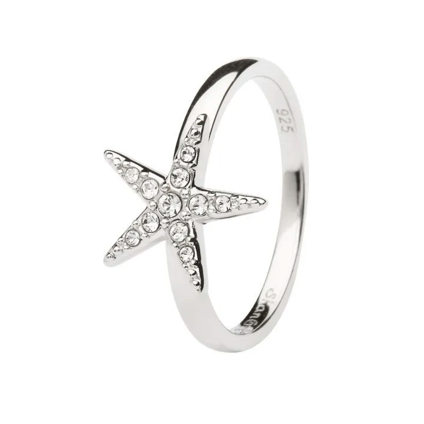 Gold 2025 starfish ring