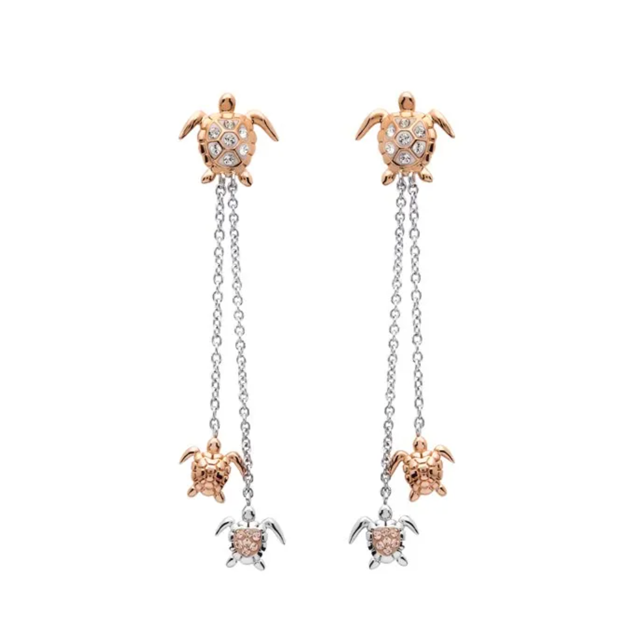 Swarovski turtle earrings deals
