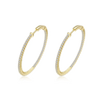 35 mm Gold Hoop Earrings