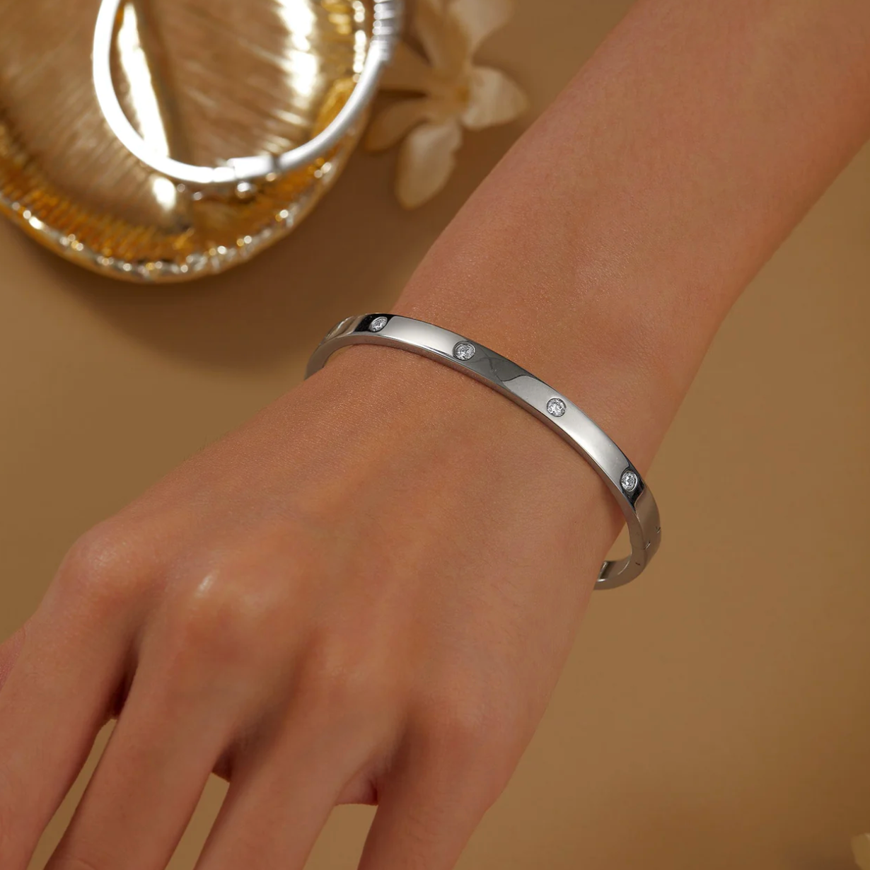 High Polish Bangle Bracelet