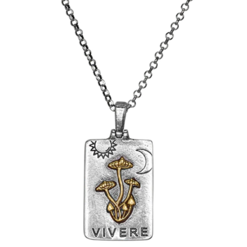 Vivere Charta Necklace (To Live)