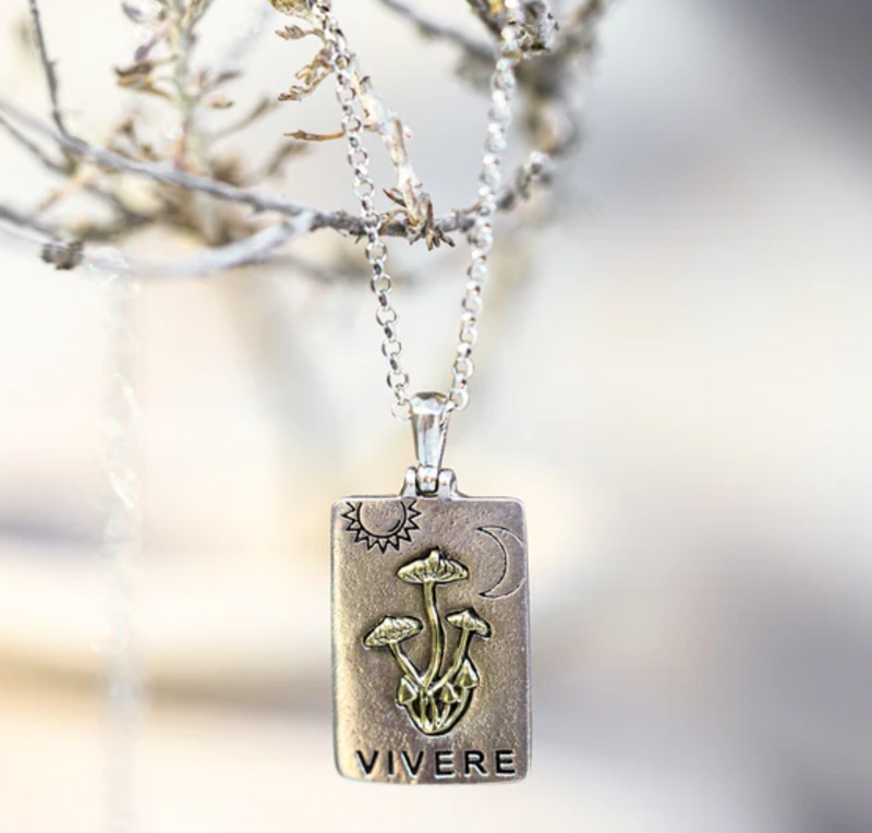 Vivere Charta Necklace (To Live)