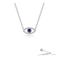 0.62 CTW Evil Eye Necklace