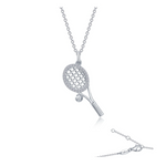 Tennis Racket Necklace