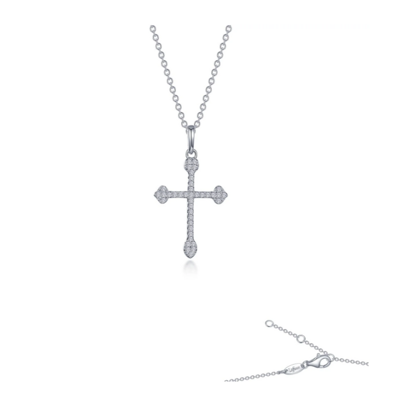 Syriac Cross Pendant Necklace