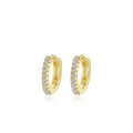13.5mm Huggie Hoop Earrings