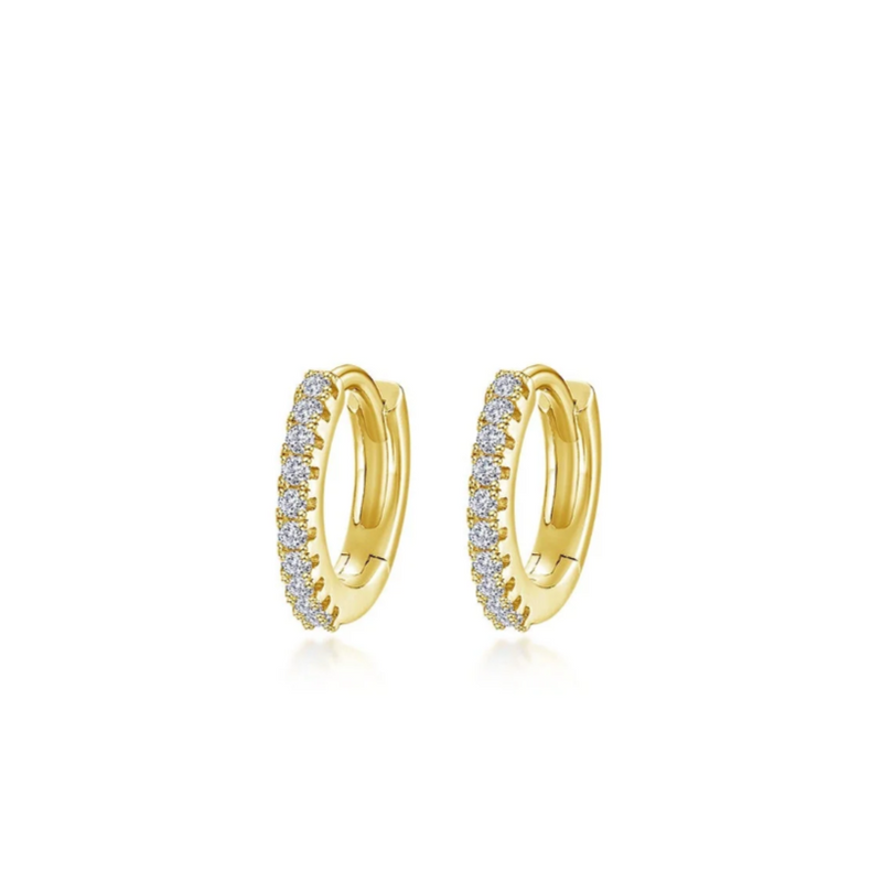 13.5mm Huggie Hoop Earrings