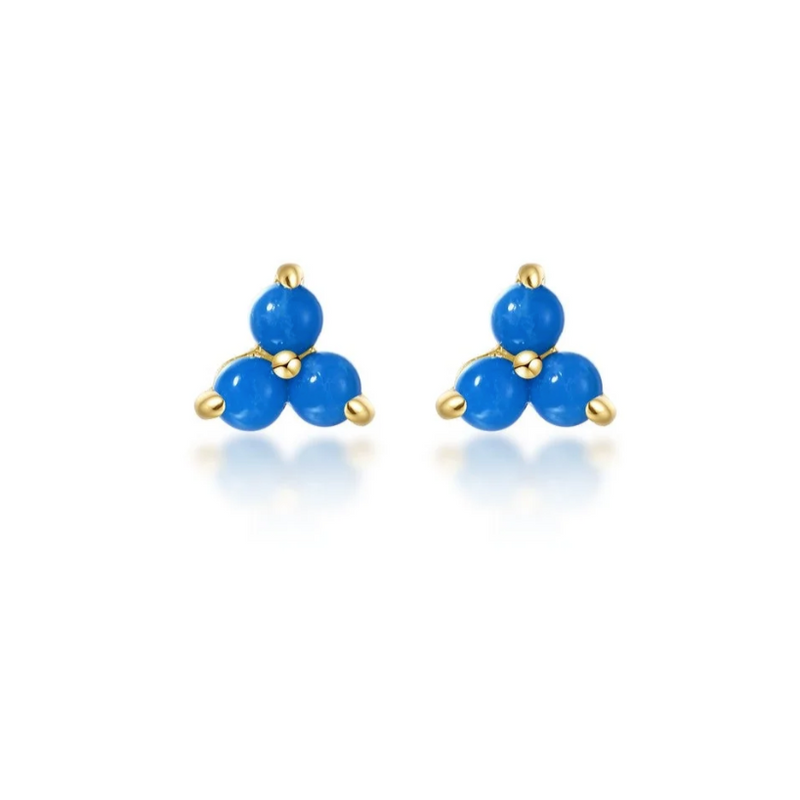 Charming Trinity Stud Earrings