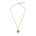 Charlotte Dainty Aqua Necklace