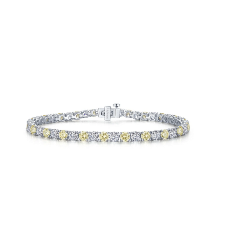 11.0 CTW Statement Alternating Tennis Bracelet