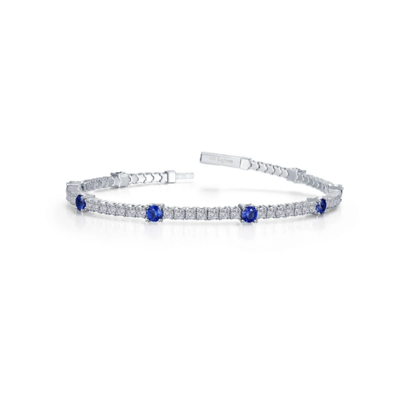 3.25 CTW Station Flexible Tennis Bracelet