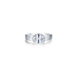 1.86 Oval Modernist Solitaire Ring