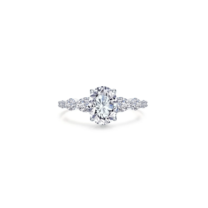 3.66 CTW Oval Solitaire Ring