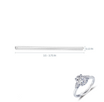 3.66 CTW Oval Solitaire Ring