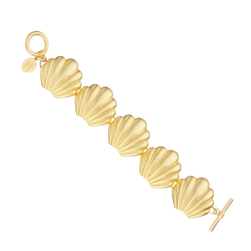 Gold "Marbella" Toggle Bracelet