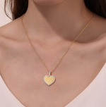 Fancy Heart Pendant Necklace