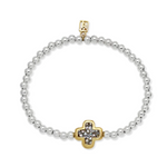 Kristal Life in Balance Cross Stretch Bracelet Small