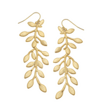 Gold Vine Earrings