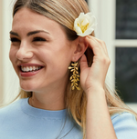 Gold Vine Earrings