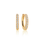 Clear CZ  Ellera Medio Earrings