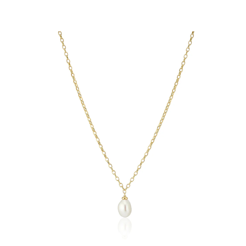 Gold Pearl Padua Uno Necklace