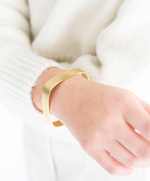 "Kaufman" Smooth Square Bangle Bracelet