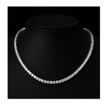 Camila Choker Diamond Crystalline Choker Necklace Platinum 16"