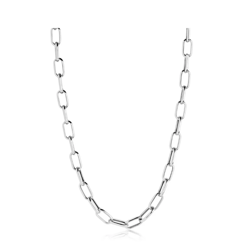 Silver Capri Necklace 19.69"