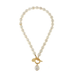 Baroque Pearl Toggle Pearl Necklace