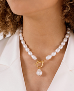 Baroque Pearl Toggle Pearl Necklace