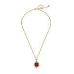 Charlotte Dainty Red Necklace