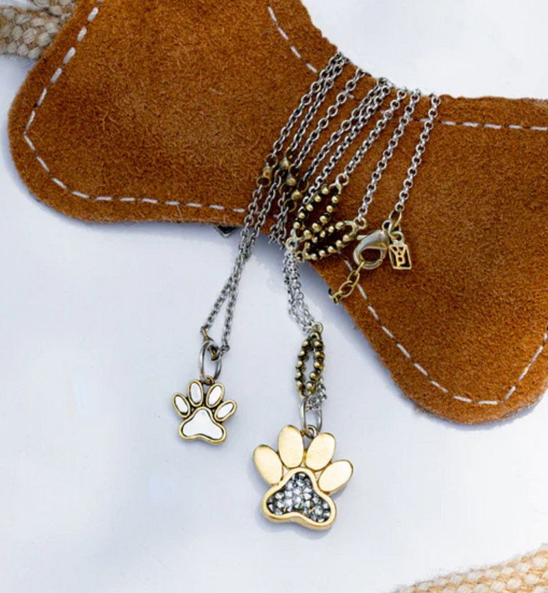 "Always Near" Dog Paw Pendant