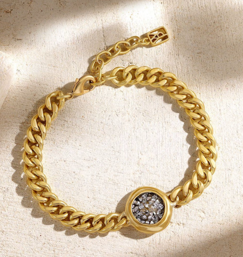 Kristal Dome Figaro Bracelet