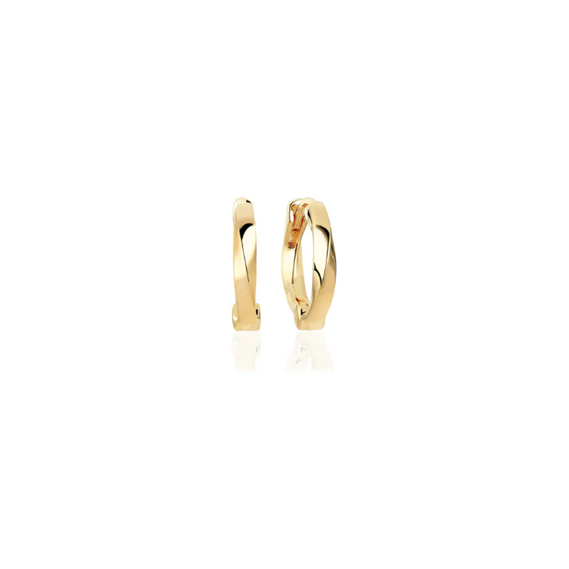 Gold Ferrara Piccolo Pianura Earrings