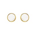 14kt Gold Vermeil MOP Stud Earrings