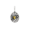Fabella Courageous Love Heart Charm