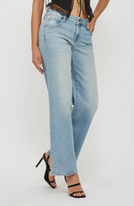 Light Wash Clean Low Rise Dad Jean