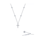 0.41 CTW Cross Necklace