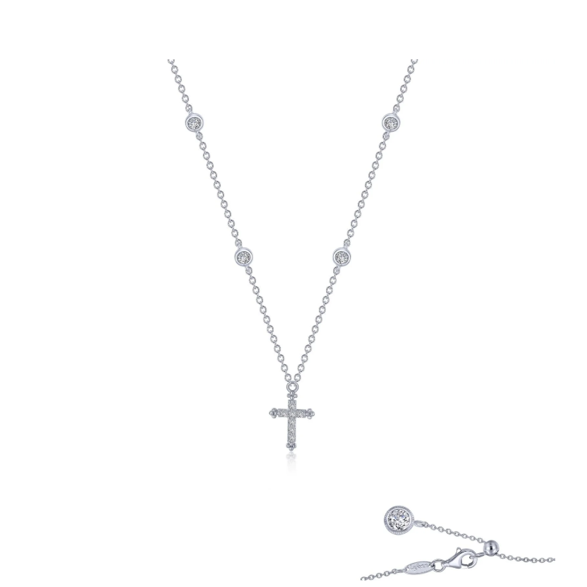 0.41 CTW Cross Necklace