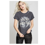 Black You're A Rock Star Burn Out Tee