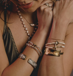 Channel Stretch Bracelet - Heart