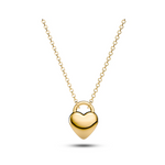 Gold Julia Heart Grande Necklace