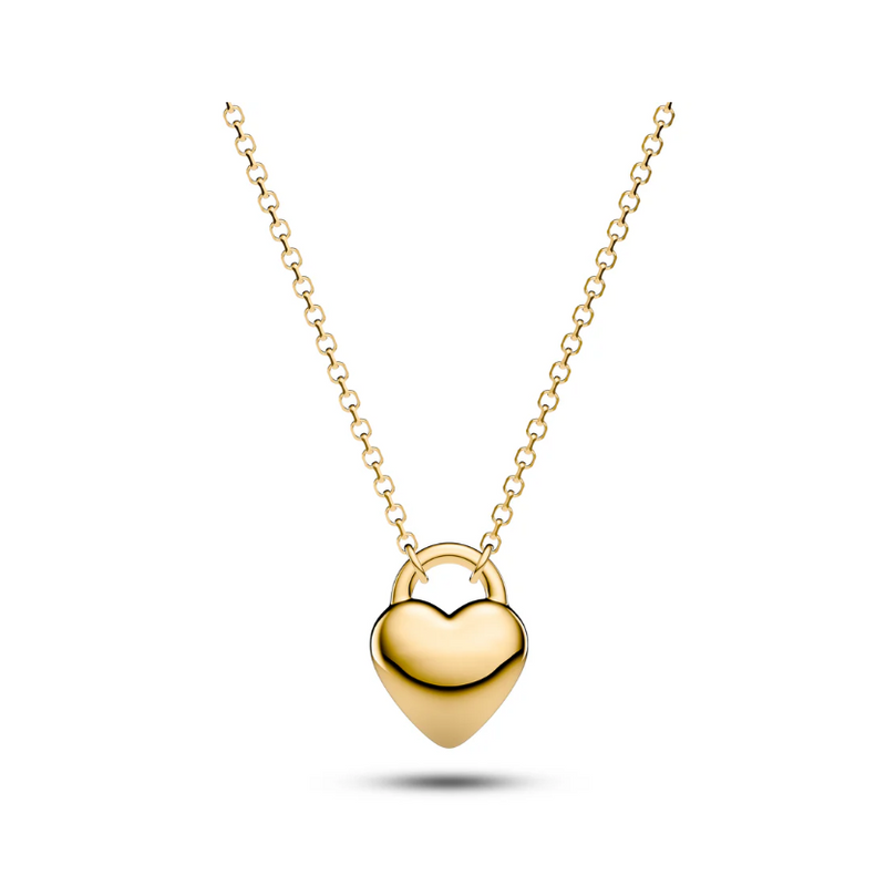 Gold Julia Heart Grande Necklace