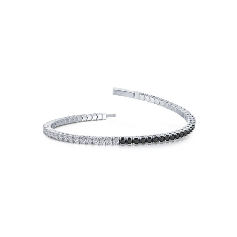 2.85 CTW 2.5MM Tennis Flexible Harmony Bangle