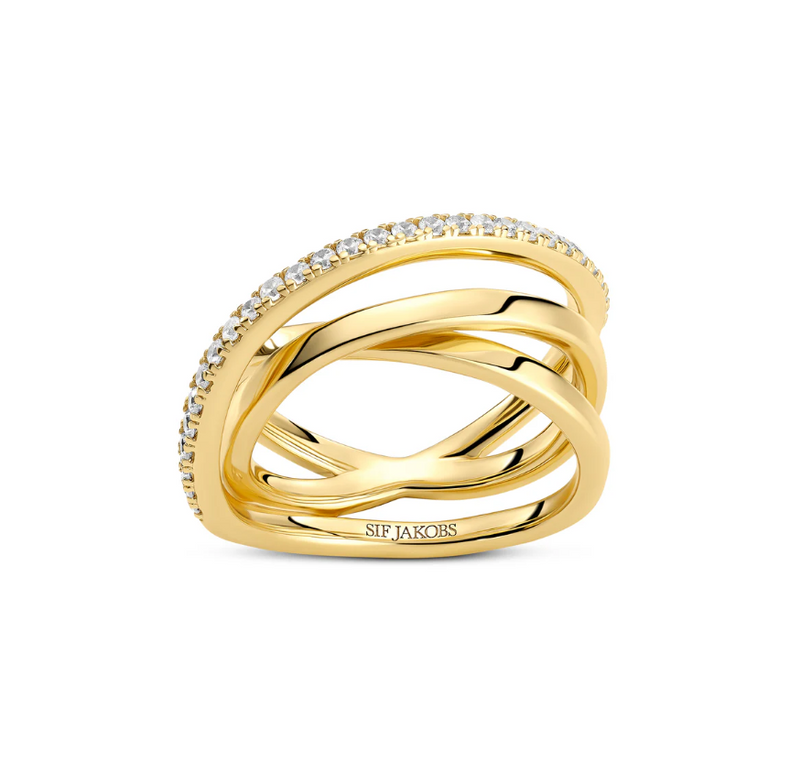 Gold Spirale Ring Size