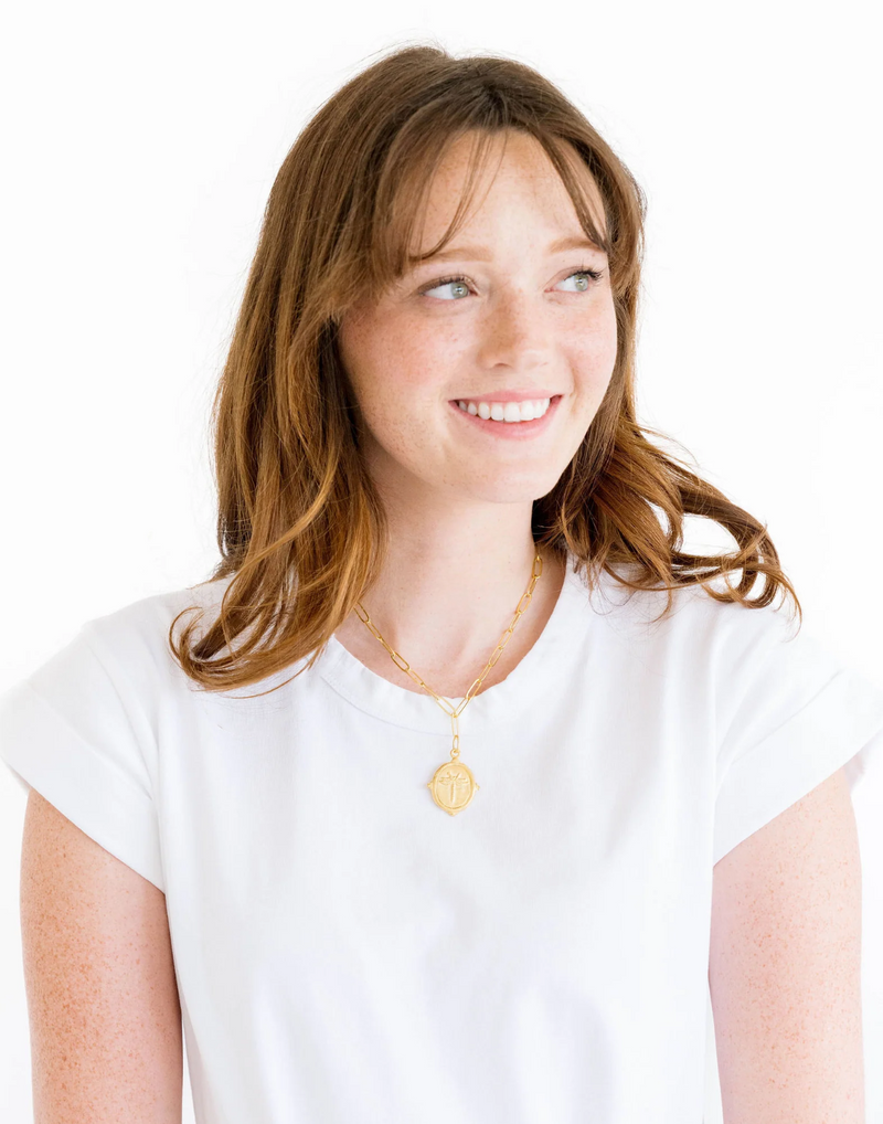 Dragonfly Paperclip Necklace