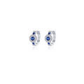 Flower Huggie Hoop Earrings