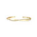 0.49 CTW Open Hinged Bangle Bracelet